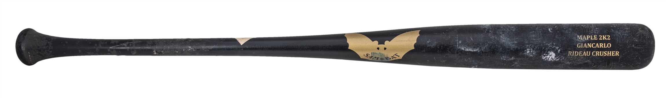 2016 Giancarlo Stanton Game Used 2K2 Model Bat Photomatched to August 13, 2016 vs Chicago White Sox - 3-5 HR 3RBI (Resolution Photomatching & PSA/DNA GU 9.5)